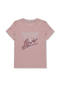 T-shirt med print - pink