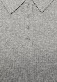 Noisy May NMDRAKEY CROPPED BABYLOCK - Polo - mottled light grey