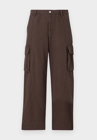 CARGO TROUSERS - Cargo trousers - dark brown