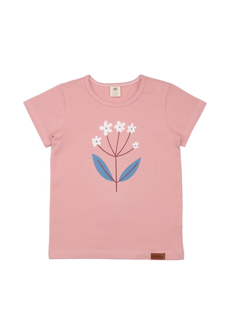 Walkiddy - MINI FLOWERS - Print T-shirt - rosa, Enlarge