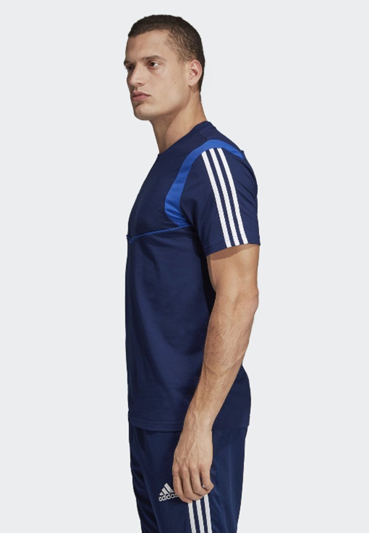 adidas Performance TIRO 19 AEROREADY CLIMALITE - Camiseta estampada -  blue/azul - Zalando.es