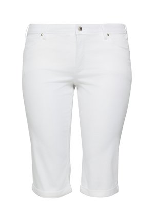 QS, JEANS-HOSE CATIE - Jeansshort - weiß