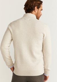 Bläck Roman zip - Kofta - off white mel