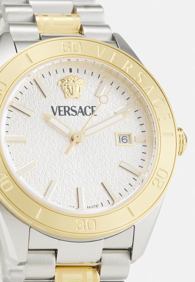 Versace DOME - Karóra - silver-coloured/gold-coloured