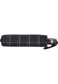Knirps MEDIUM DUOMATIC - Umbrella - check black and blue