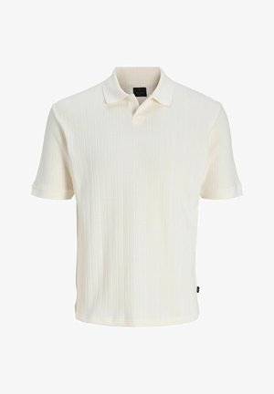 Jack & Jones PREMIUM, POLOSHIRT STRUKTURIERT POLOSHIRT - Polokošeľa - cloud dancer