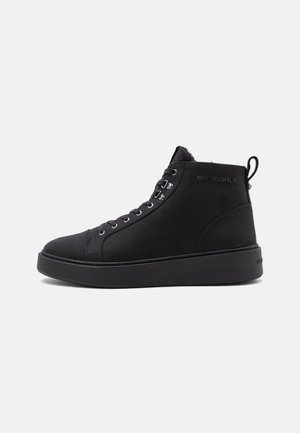 KARL LAGERFELD, FLINT II MID LACE - Високи маратонки - black