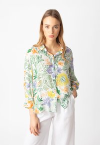 Ivko - PRINTED  FLORAL MOTIF - Button-down blouse - white Thumbnail Image 1