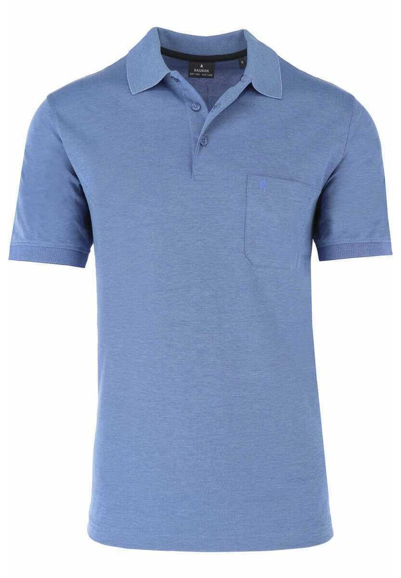 Ragman - SOFTK - Polo shirt - blau, Enlarge