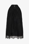CRMIRA LACE HALTER TOP - Débardeur - pitch black