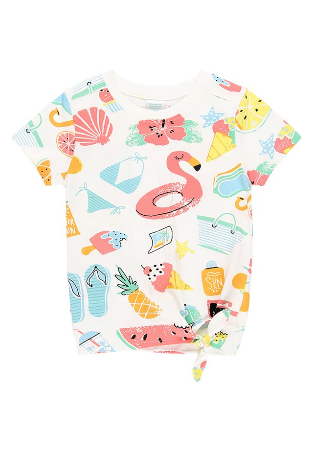 T-shirt print - off white