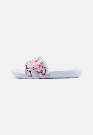 VICTORI ONE SLIDE - Matalakantaiset pistokkaat - white