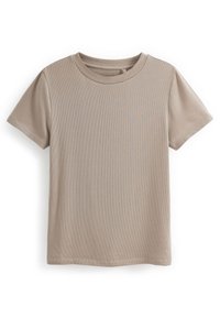 SUPER SOFT TENCELÂ„¢ RIBBED SHORT SLEEVE T-SHIRT - Lihtne T-särk - grey