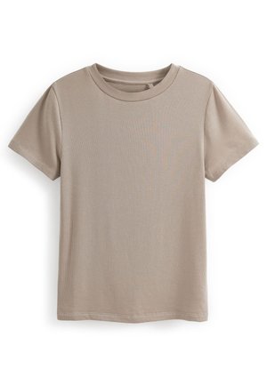 SUPER SOFT TENCELÂ„¢ RIBBED SHORT SLEEVE T-SHIRT - T-paita - grey
