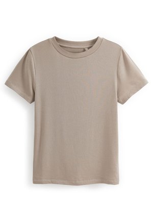 Next SUPER SOFT TENCELÂ„¢ RIBBED SHORT SLEEVE T-SHIRT - T-paita - grey