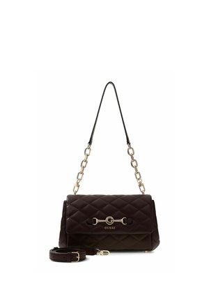 Guess, FRANCES FLAP SHOULDER BAG - Bolso de mano - black