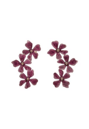 FLORAL - Korvakorut - mottled purple