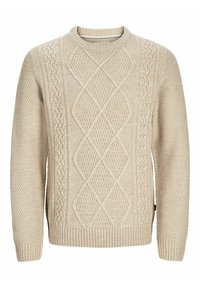 JPRBLUDIOGO CABLE KNIT  - Pullover - pure cashmere