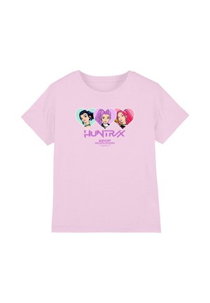 NETFLIX, KPOP DEMON HUNTERS HUNTRIX HEARTS UNISEX - Print T-shirt - pink