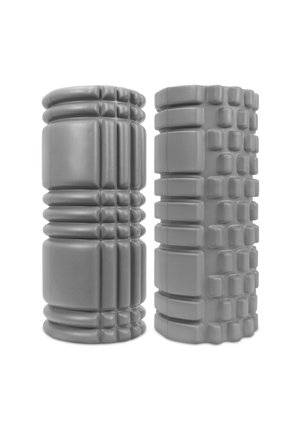 2 X FASZIENROLLE - SPORTROLLE MASSAGEROLLER - Fitness / Yoga - grau