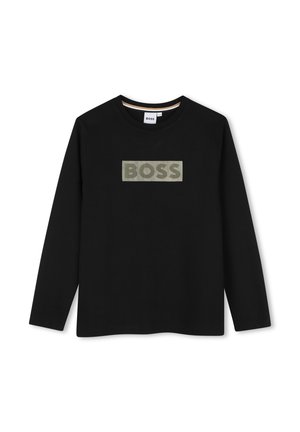 BOSS Kidswear, LONG SLEEVE T-SHIRT KIDS TEENS - T-shirt à manches longues - black