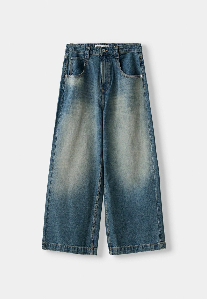 Bershka Relaxed fit jeans blauw denim/bluedenim