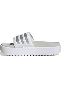 adidas Sportswear - ADILETTE PLATFORM - Badesandale - ftwr whitezero metgrey one Thumbnail-Bild 1