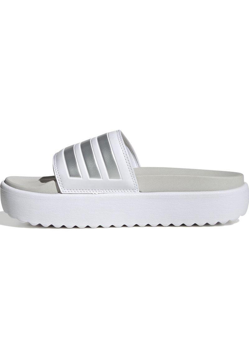 adidas Sportswear - ADILETTE PLATFORM - Badesandale - ftwr whitezero metgrey one, Vergrößern