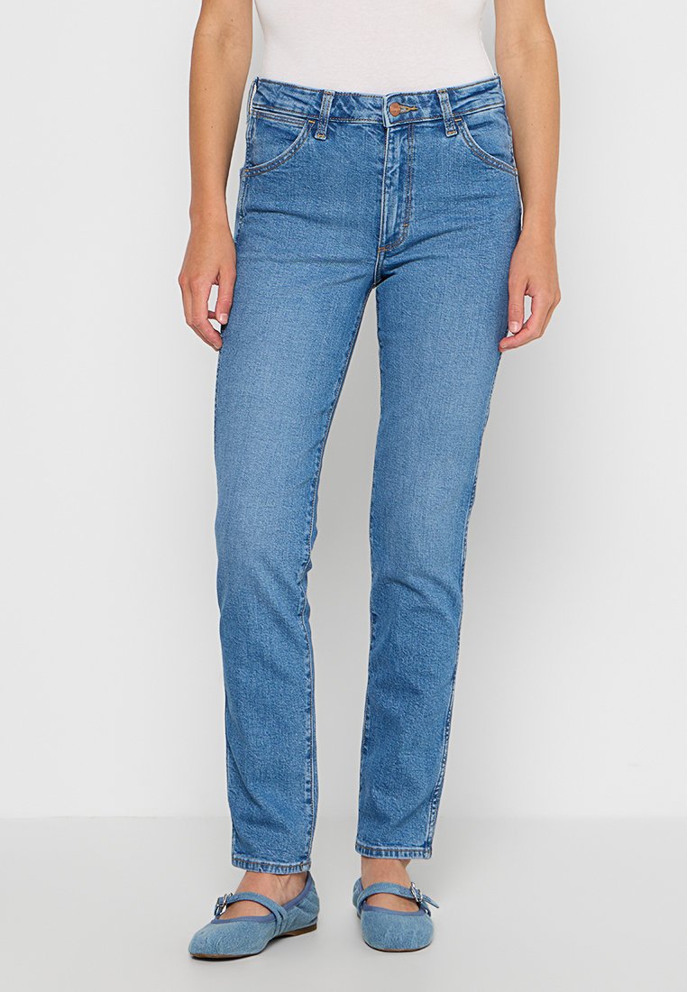 Wrangler Straight leg jeans blauw Wrangler Straight leg jeans blauw