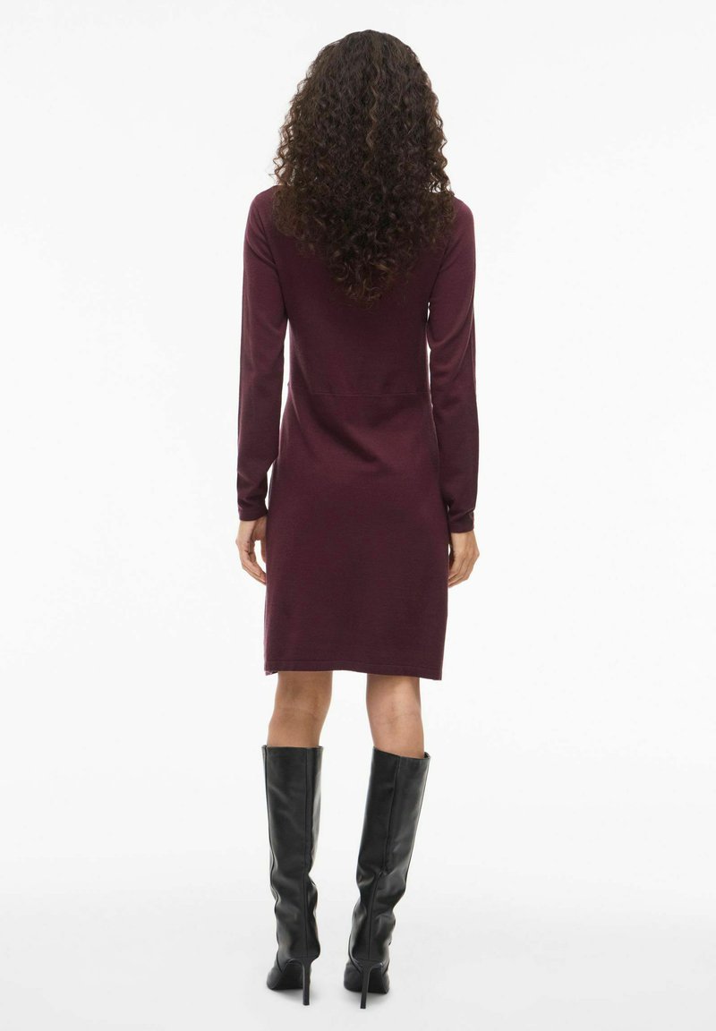 Robe Bordeaux Kiabi Taille 46 Avec Joli Motif Parapluie - Viscose, Occasion Très Bon état