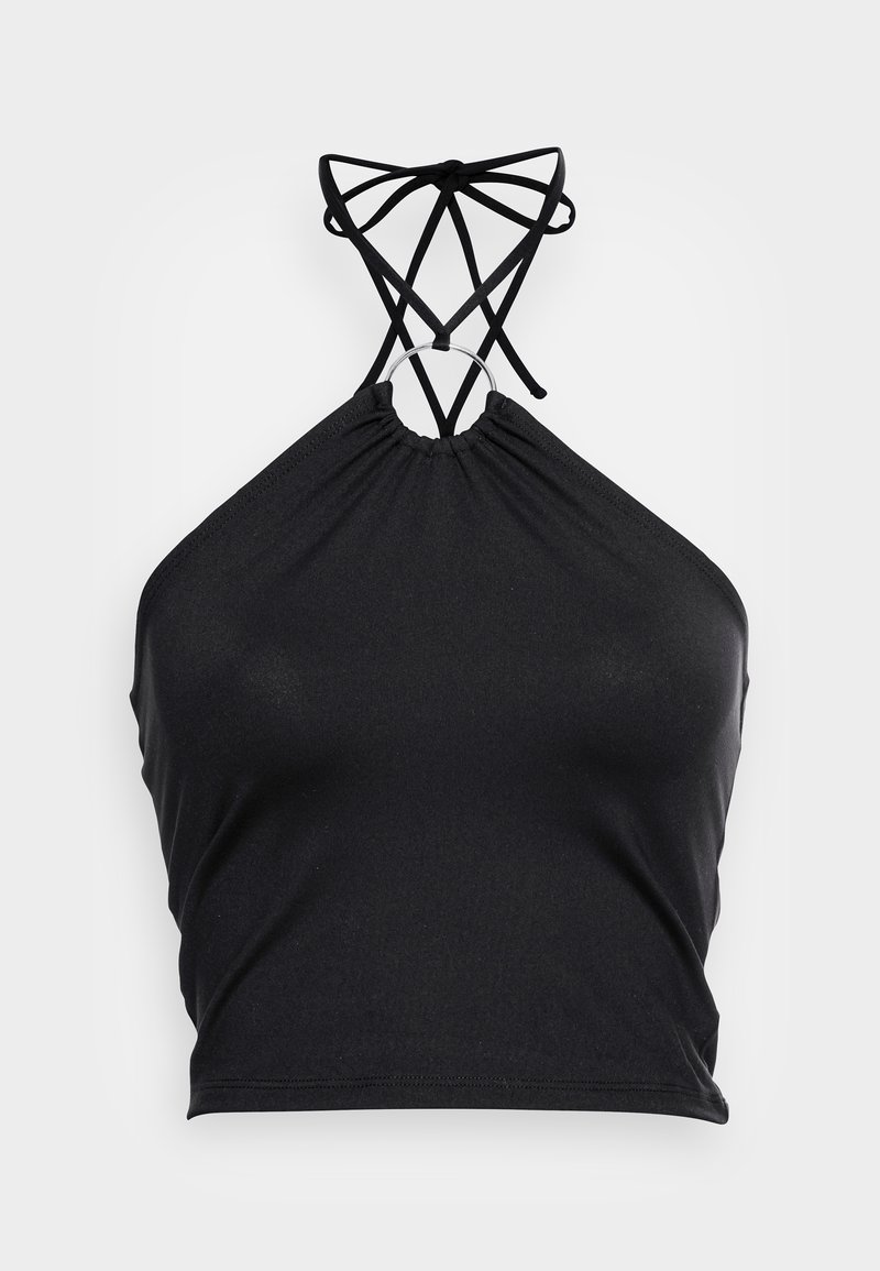 & Fitch BARE STRAPPY KEYHOLE HALTER Top - Zalando.es