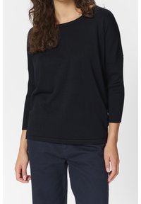 Saint Tropez Stickad tröja - dark blue