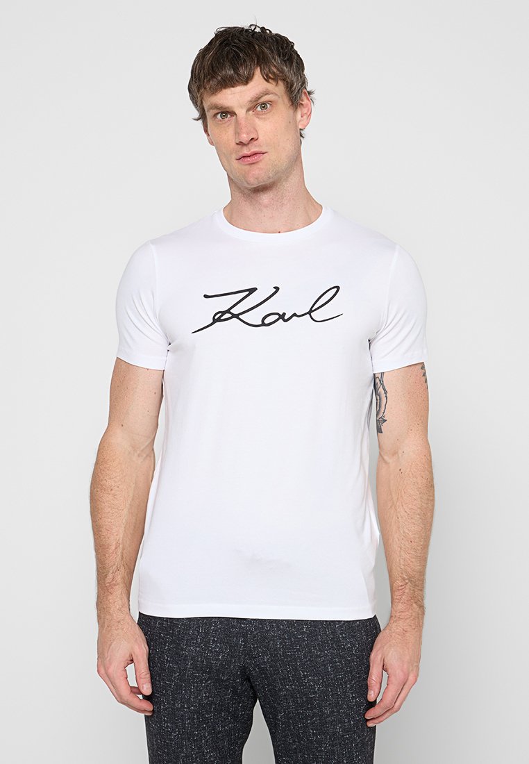 Karl Lagerfeld T-shirt print wit