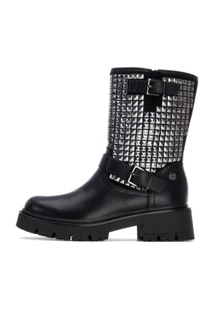 Botines con plataforma - black