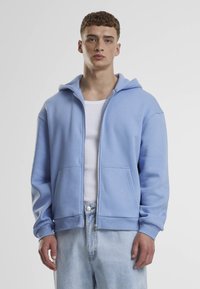 Urban Classics Mikina so zipsom - powderblue