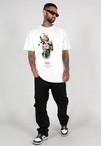 MJ Gonzales JUSTITIA  HEAVY  - T-shirts print - white