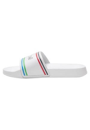 POOL SLIDE RETRO UNISEX - Papuci înot - white