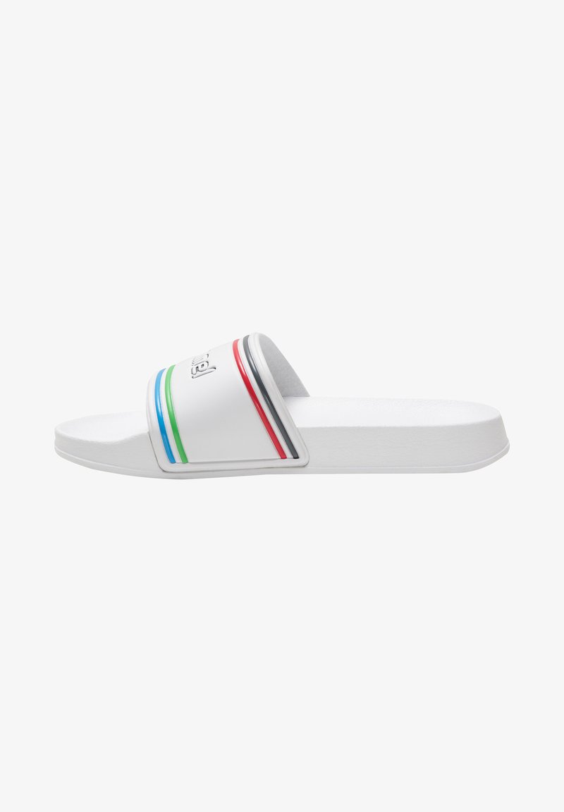 Hummel - RETRO - Pool slides - white, Enlarge