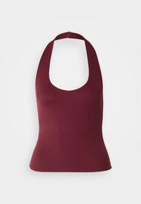 YOGA HALTERNECK - Top - burgundy