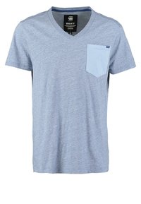 G-STAR Jednoduché tričko - mottled blue
