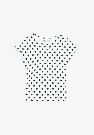 PULL&BEAR, T-SHIRT - T-shirt imprimé - mottled black
