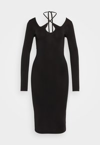 NIKKI SWEATER DRESS - Džersio suknelė - jet black