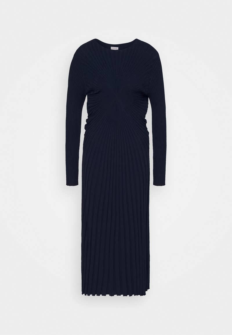 By Malene Birger Gebreide jurk donkerblauw By Malene Birger Gebreide jurk donkerblauw