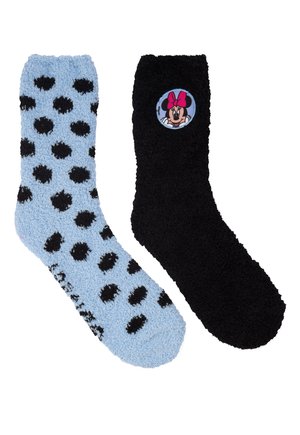 2ER PACK DISNEY MINNIE MOUSE KUSCHEL - Socks - blau schwarz