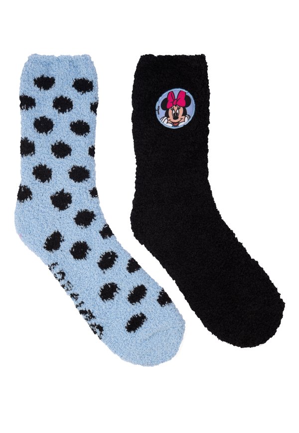 2ER PACK DISNEY MINNIE MOUSE KUSCHEL - Socken - blau schwarz