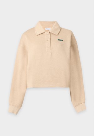 Lacoste, Langarmshirt - noir blanc jaune