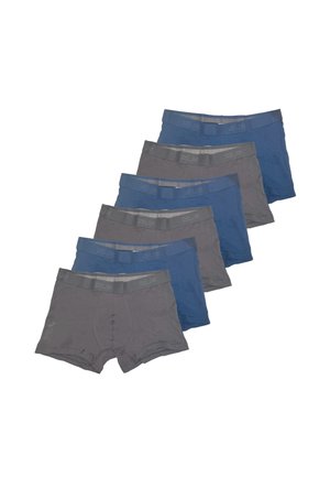 6 PACK BASE  - Boxer aderenti - grigio e blu