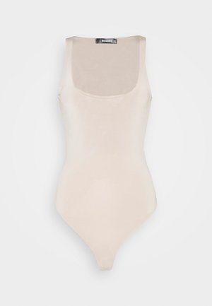 SEAM FREE SCOOP NECK BODYSUIT - Top - sand