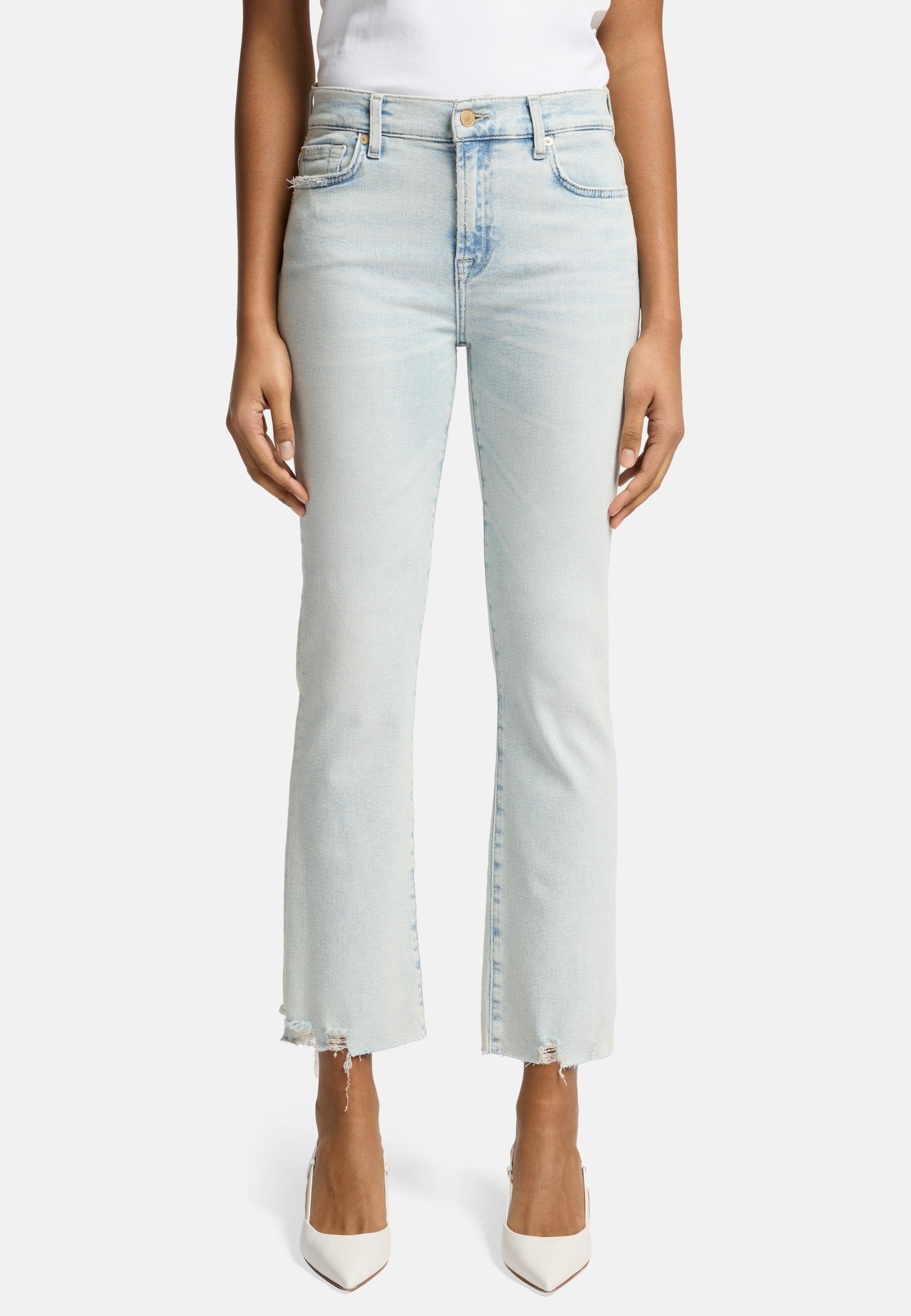 for all mankind DAISY ANKLE Jeans bootcut light blue/celeste