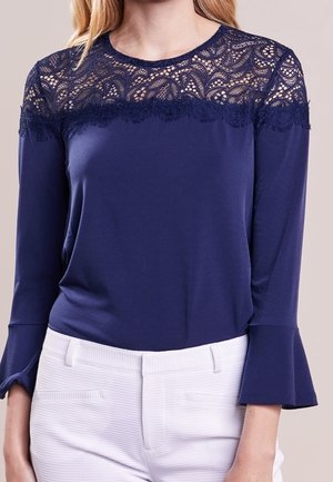 Langærmet T-shirt - dark blue